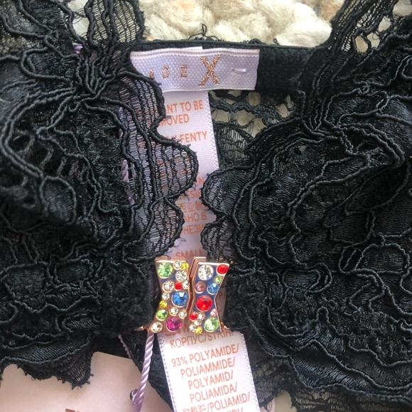 Savage X Fenty Black Lingerie Top - Picture 3 of 3